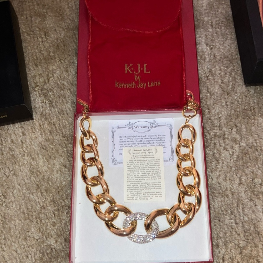 Kenneth Jay Lane Gold Chain Necklace